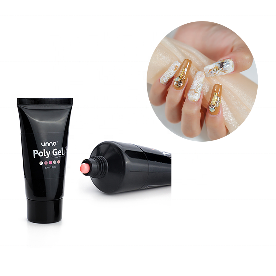 Poly gel Pink Transparent poly gel Nail extension for nail salon